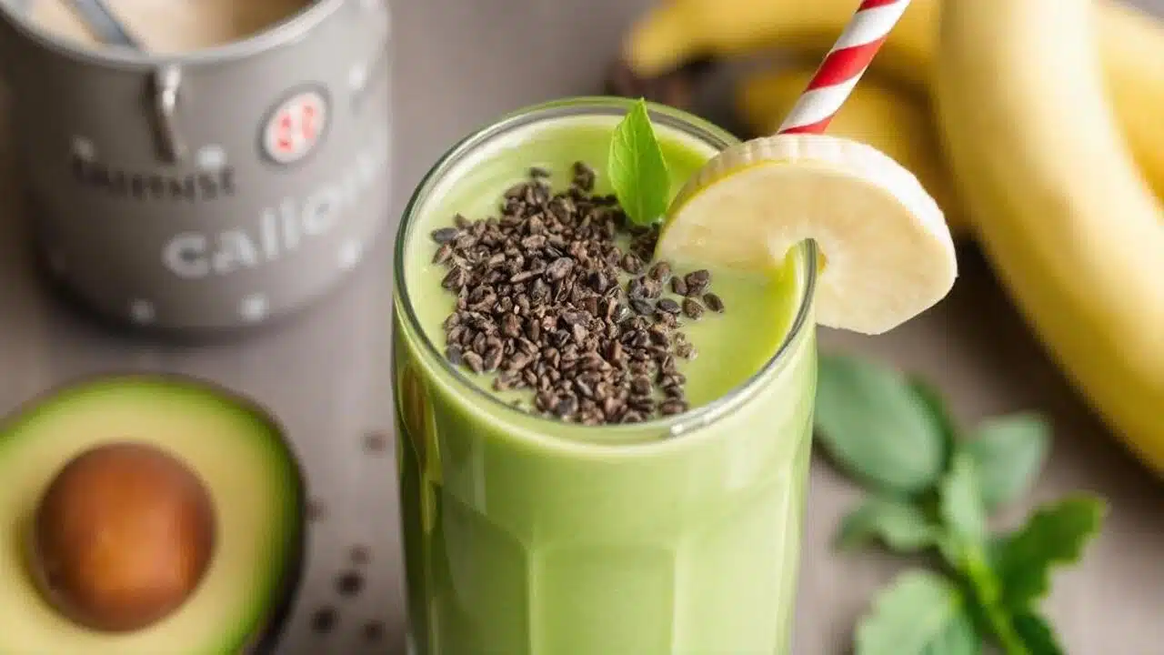 O Smoothie de Abacate com Banana que Vai Revolucionar Seu Café da Manhã