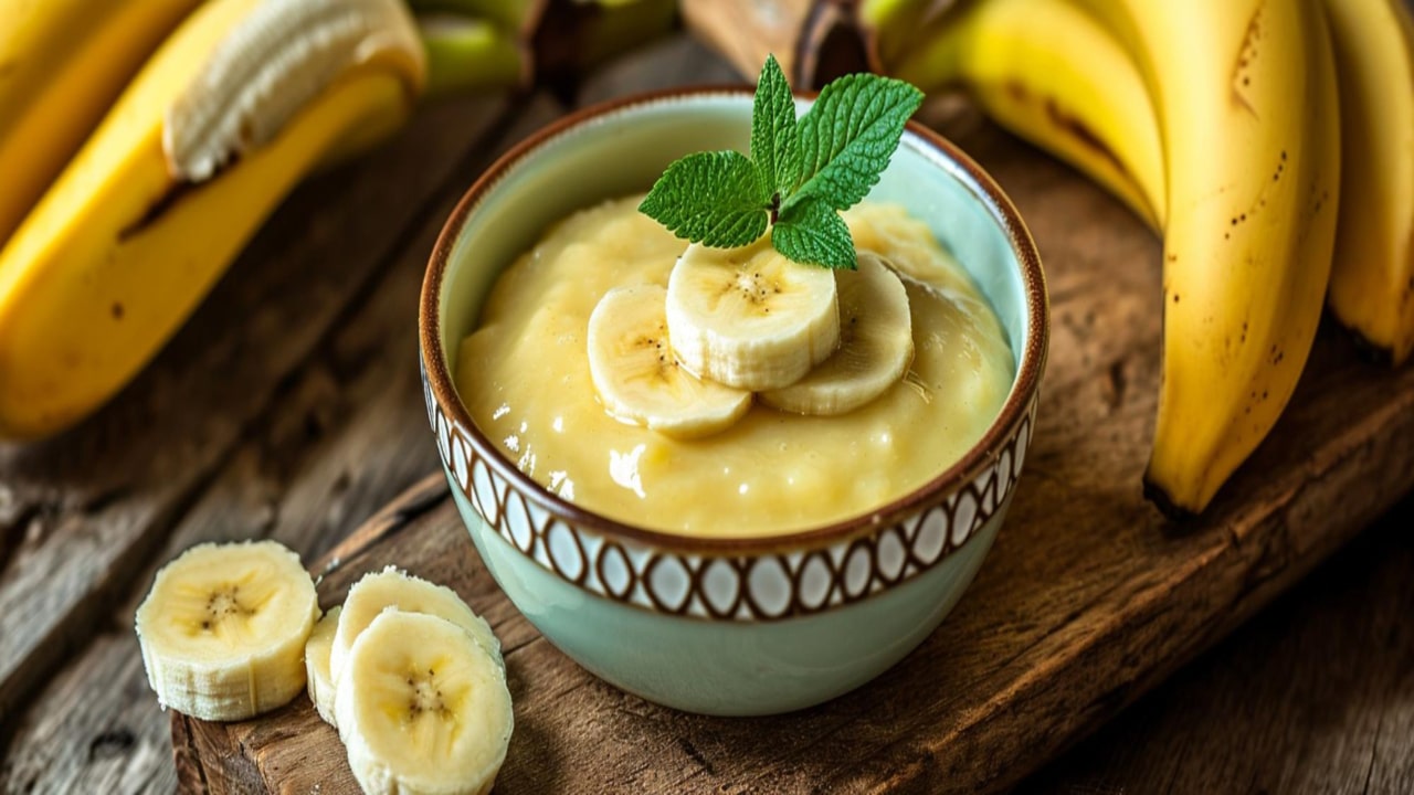 Purê de Bananas Cremoso: Fácil, Saudável e Pronto em 10 Minutos!