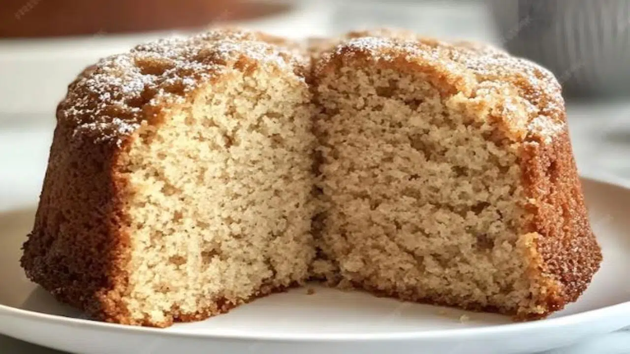 Receita de Bolo de 3 Ingredientes Simples e Rápido