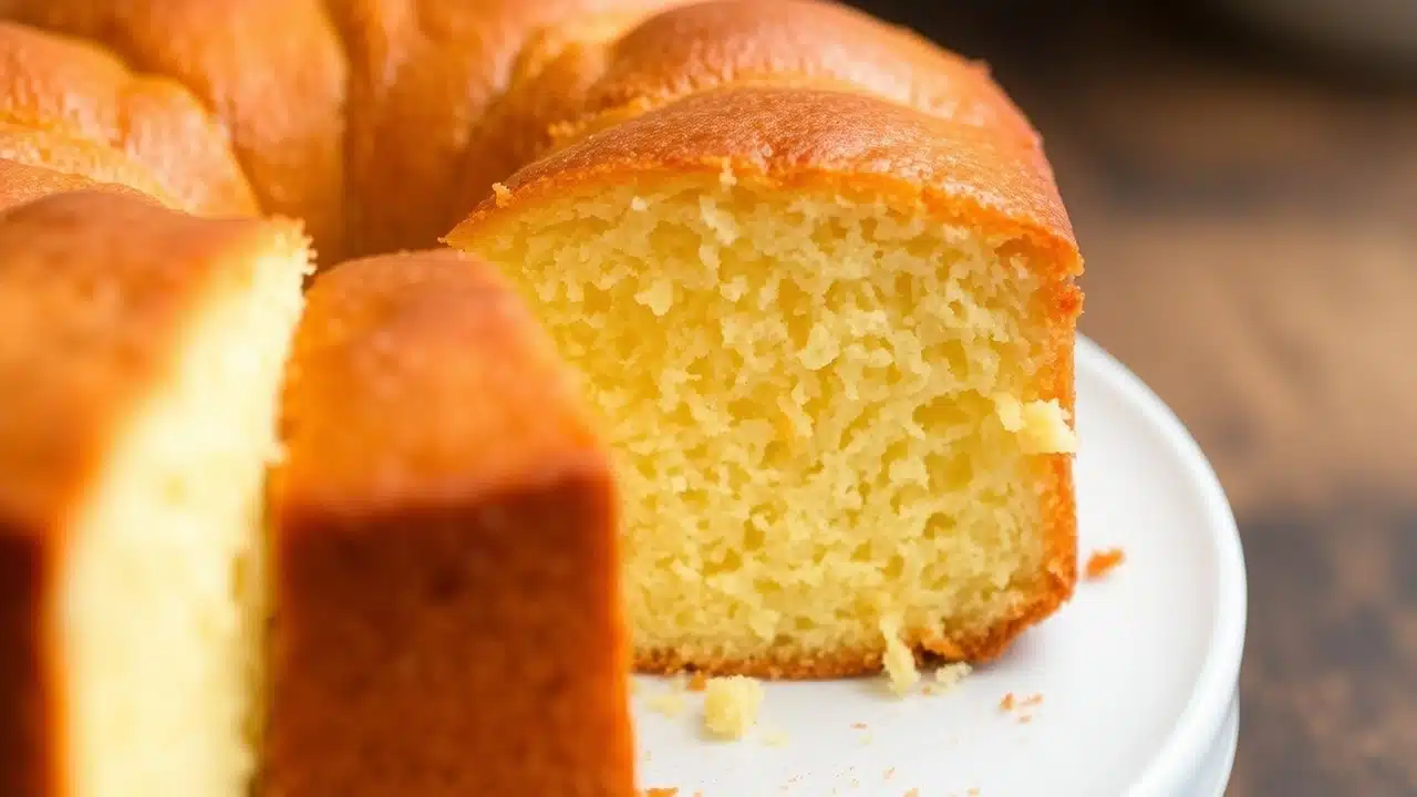 Delicie-se com a união perfeita: Bolo de Fubá e Laranja fofinho, cítrico e irresistível