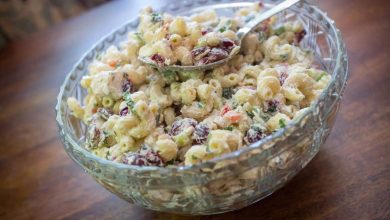 Salada de Macarrão Cremosa