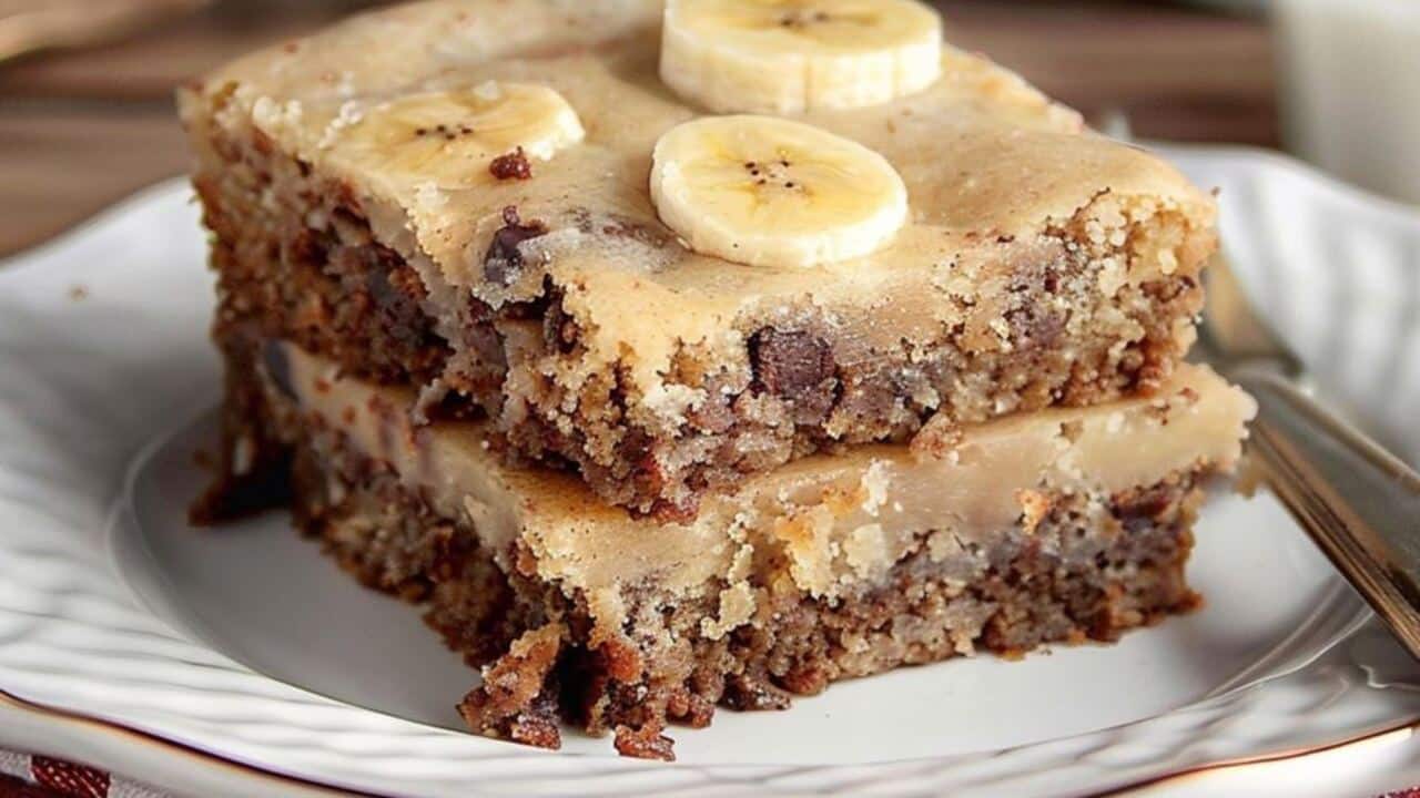 Torta Doce de Banana e Canela Com Uma Massa Super Gostosa