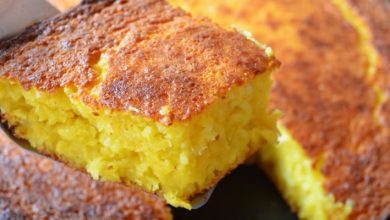 Bolo de Milho de Latinha, fica bastante cremoso - confira