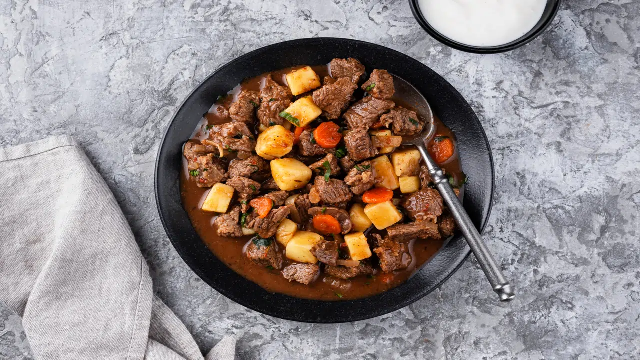 Carne de Panela de Pressão com Legumes Aprende Já