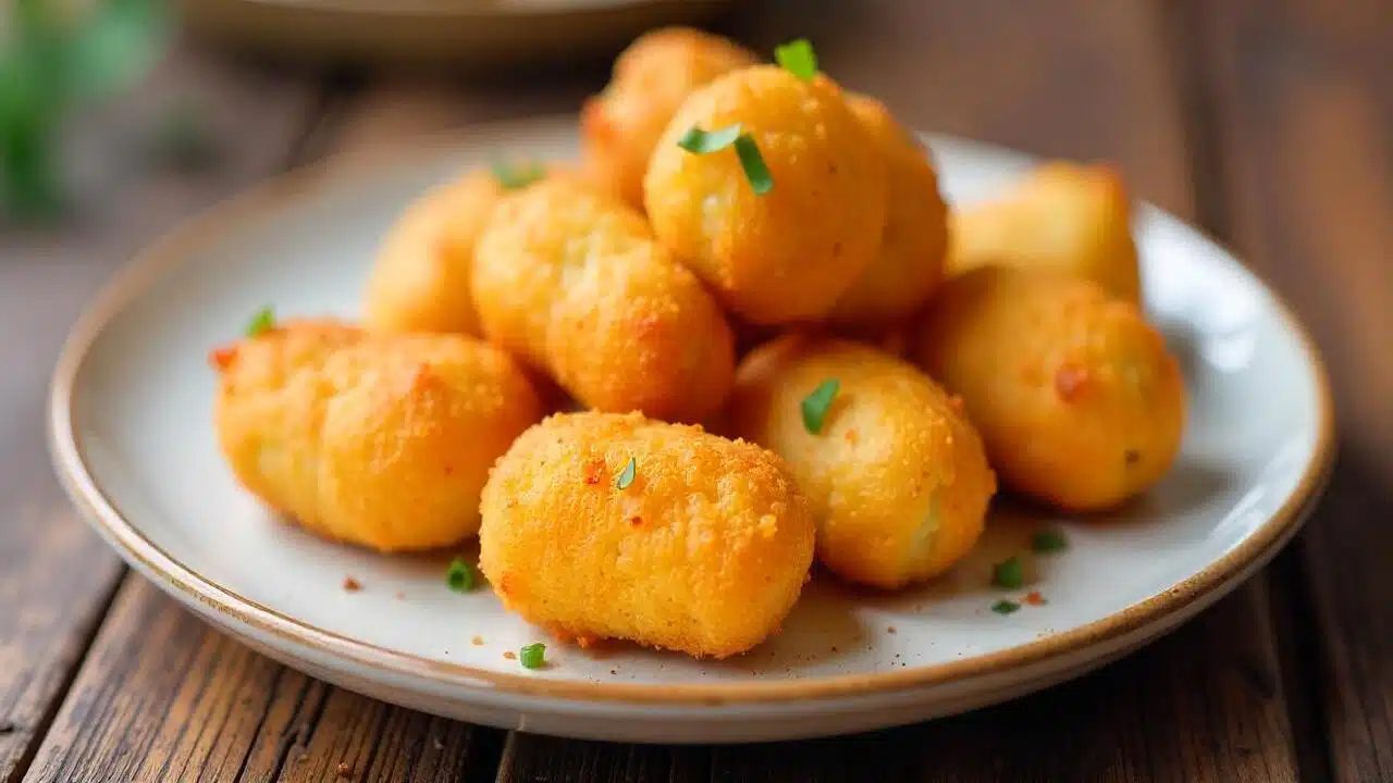 Receita Fácil de Bolinho de Mandioca Crocante e Macio